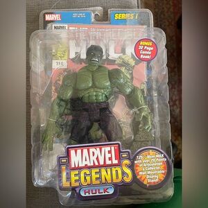 HULK Marvel Legends Hulk Action Figure - Green and Black